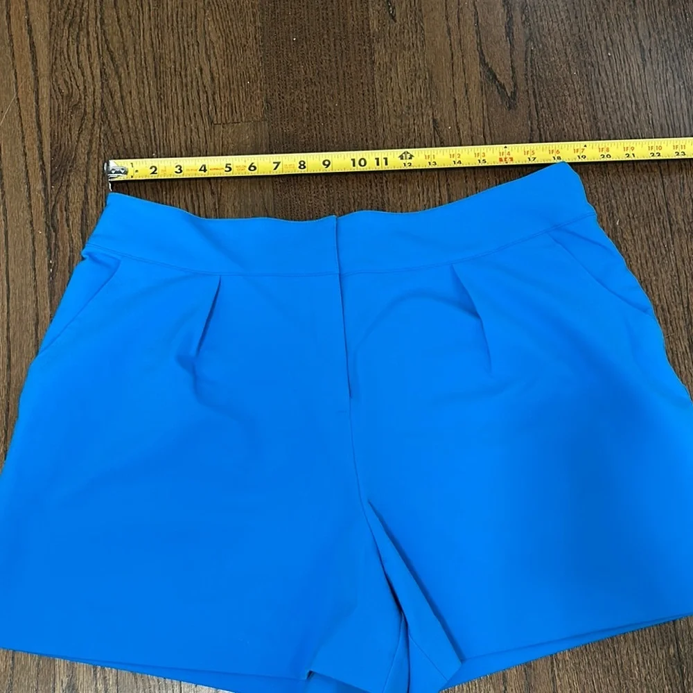 New York & Company Bright Blue High Waist Stretch Shorts XXL - Picture 3 of 8